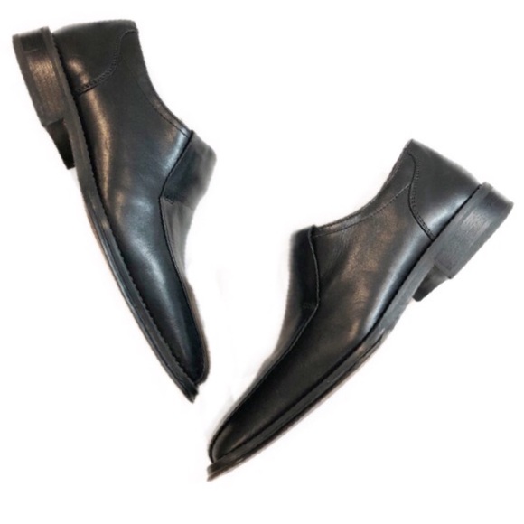 Kenneth Cole Black Leather Dress Shoes Size 7 - Picture 2 of 7